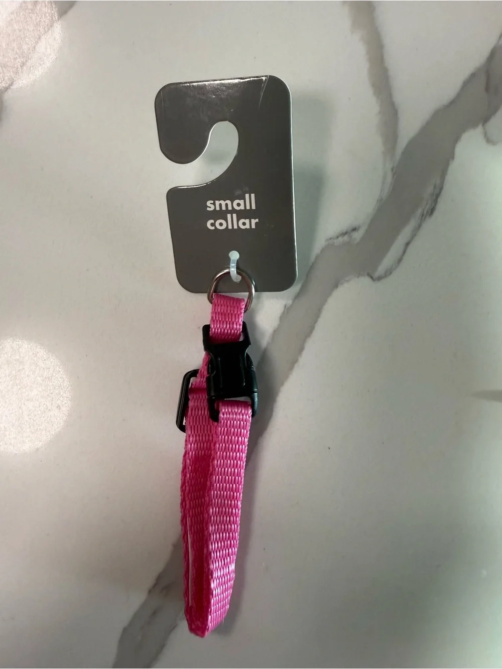 Stout Stuff Pet Dog Sturdy Solid Collar Pink Adjustable Small 8-12 New